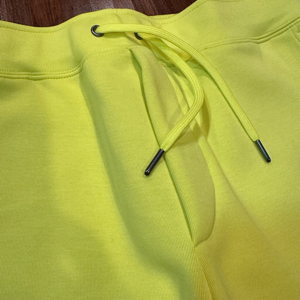 NWT! Polo Ralph Lauren Men's Laser Yellow Double Knit Jogger Pants Size M - Picture 6 of 11